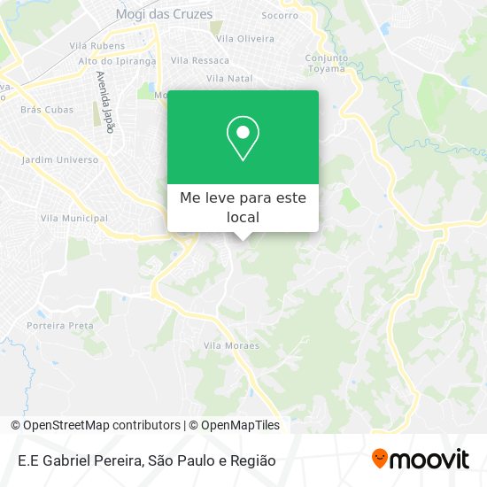 E.E Gabriel Pereira mapa