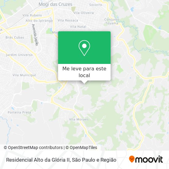Residencial Alto da Glória II mapa