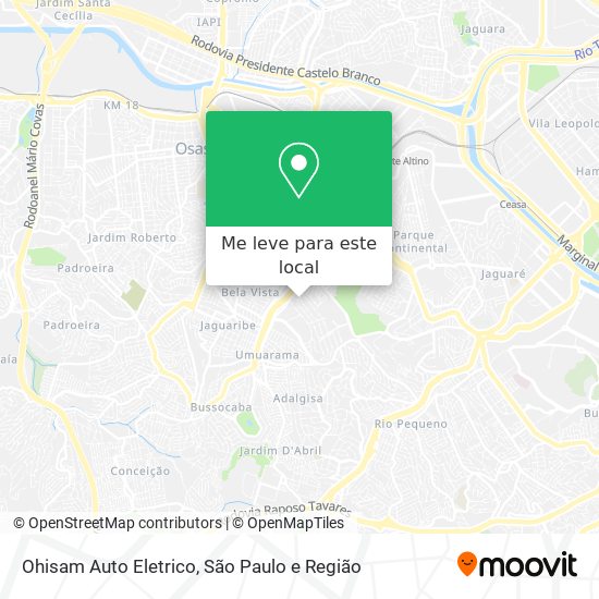 Ohisam Auto Eletrico mapa