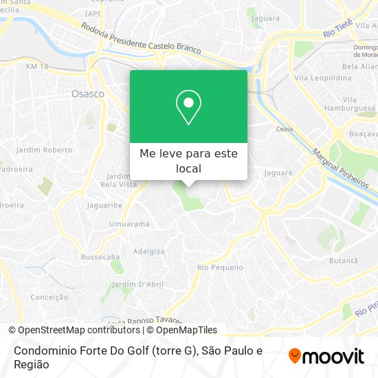 Condominio Forte Do Golf (torre G) mapa