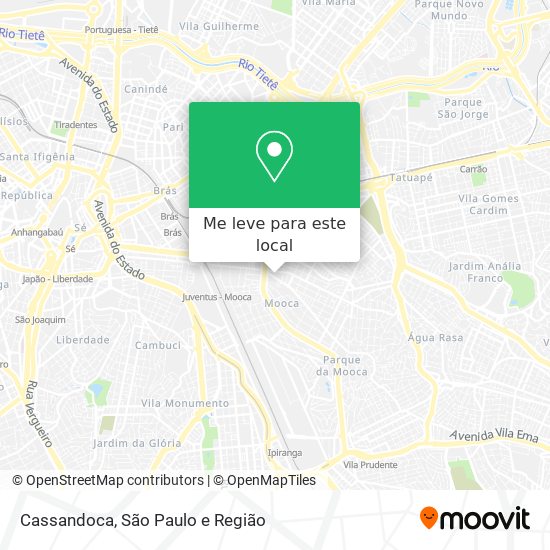 Cassandoca mapa