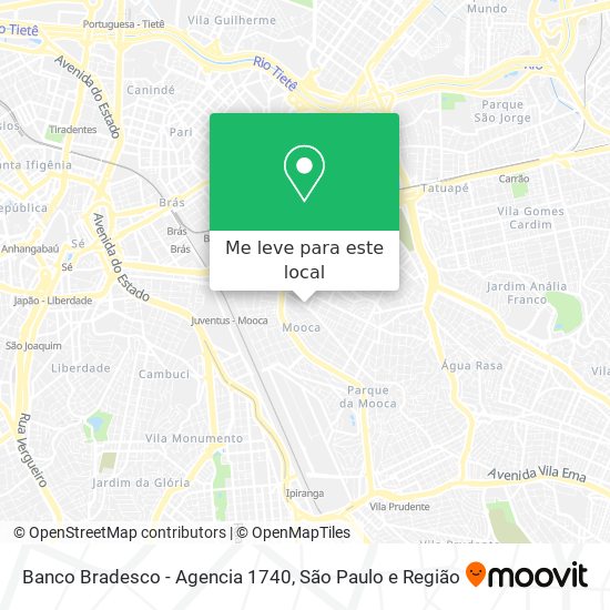 Banco Bradesco - Agencia 1740 mapa