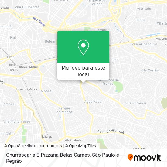 Churrascaria E Pizzaria Belas Carnes mapa