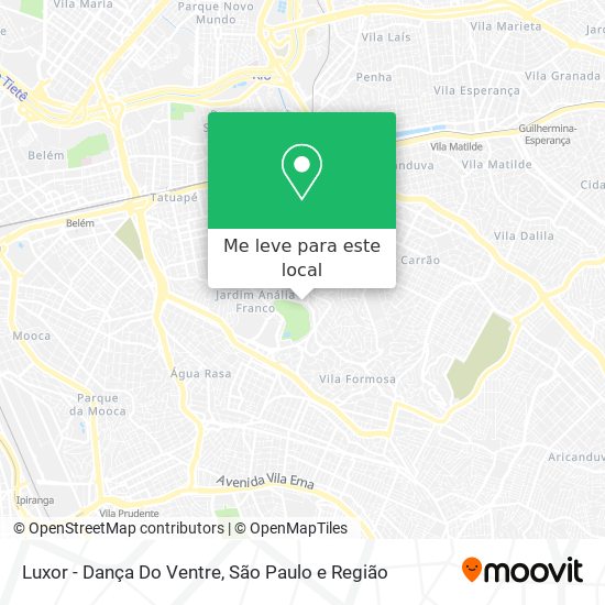 Luxor - Dança Do Ventre mapa