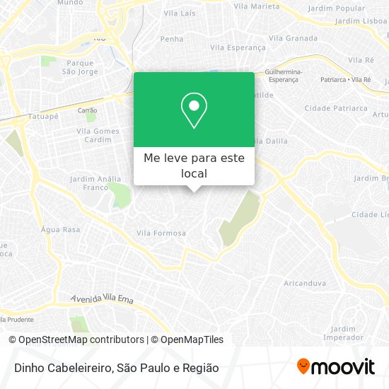 Dinho Cabeleireiro mapa