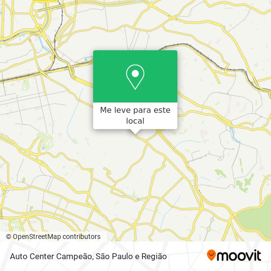 Auto Center Campeão mapa