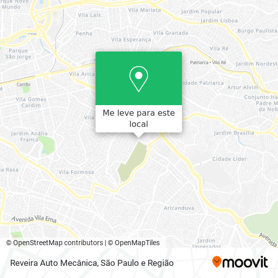 Reveira Auto Mecânica mapa