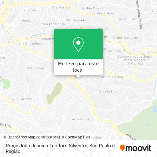 Praça João Jesuino Teodoro Silvestre mapa