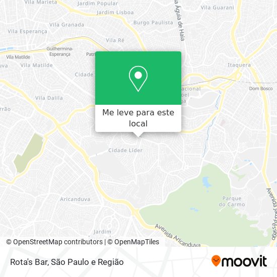 Rota's Bar mapa