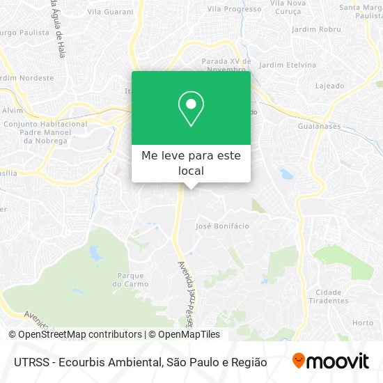 UTRSS - Ecourbis Ambiental mapa