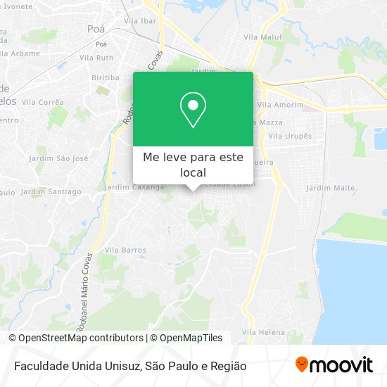 Faculdade Unida Unisuz mapa