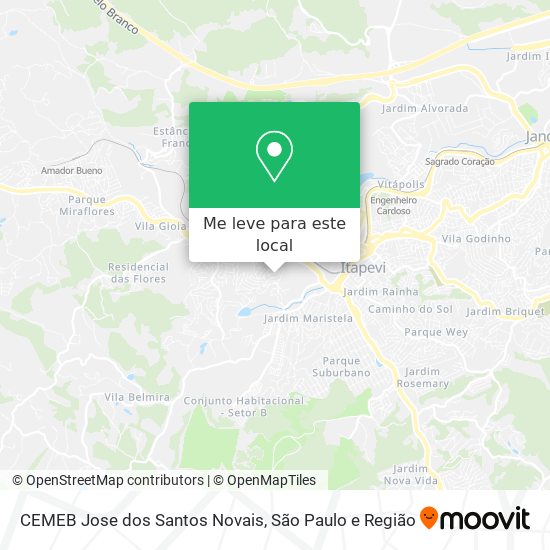 CEMEB Jose dos Santos Novais mapa