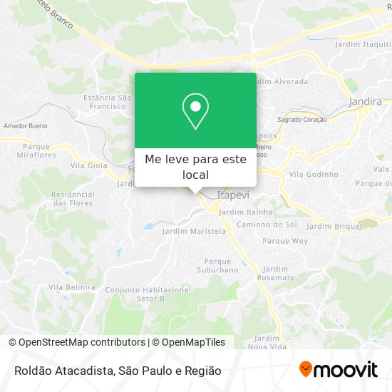 Roldão Atacadista mapa