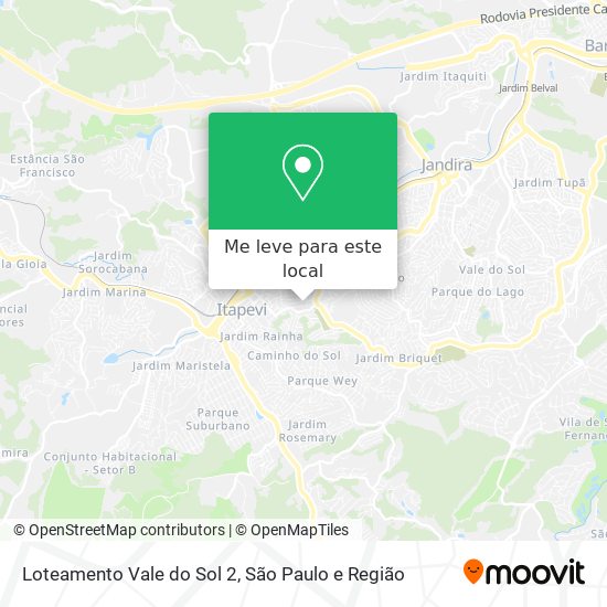 Loteamento Vale do Sol 2 mapa