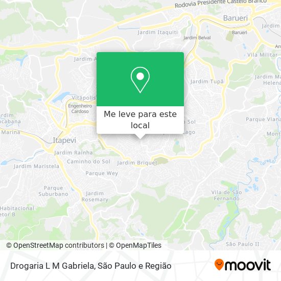 Drogaria L M Gabriela mapa