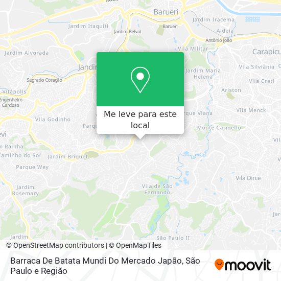 Barraca De Batata Mundi Do Mercado Japão mapa