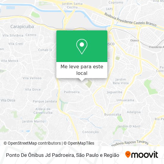 Ponto De Ônibus Jd Padroeira mapa