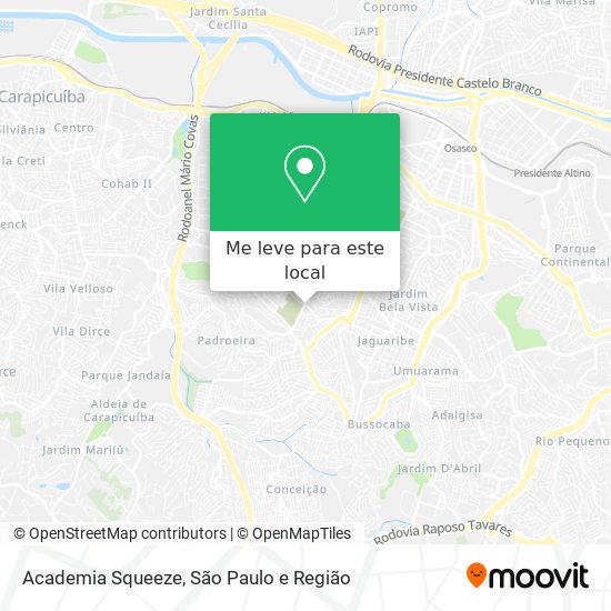 Academia Squeeze mapa