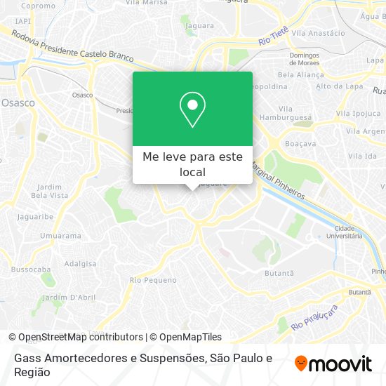 Gass Amortecedores e Suspensões mapa