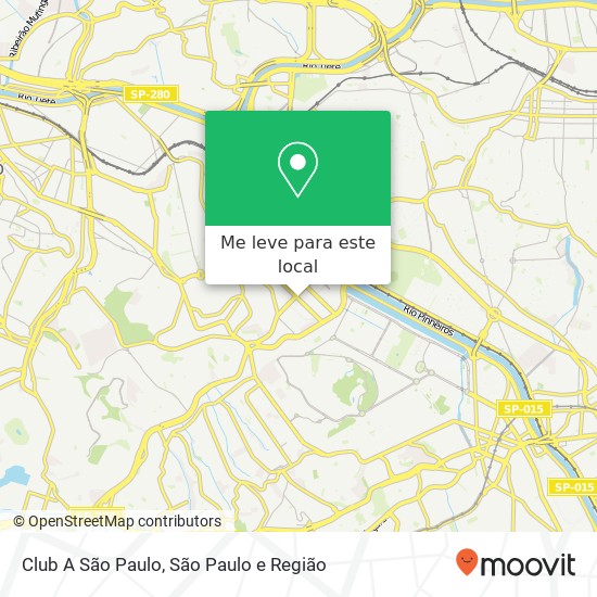 Club A São Paulo mapa