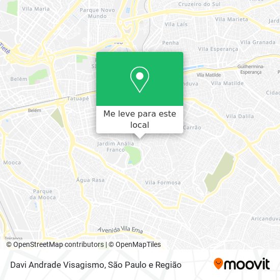 Davi Andrade Visagismo mapa