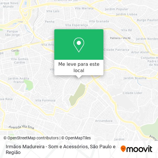 Irmãos Madureira - Som e Acessórios mapa