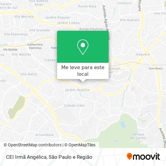 CEI Irmã Angélica mapa