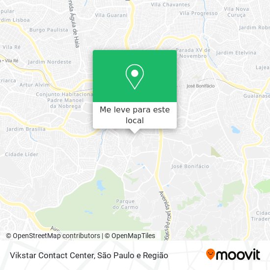 Vikstar Contact Center mapa