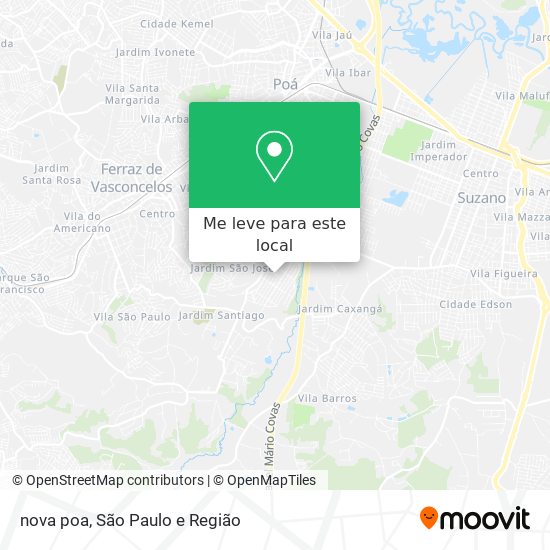 nova poa mapa