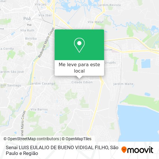Senai LUIS EULALIO DE BUENO VIDIGAL FILHO mapa