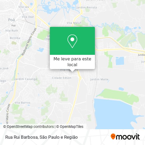 Rua Rui Barbosa mapa