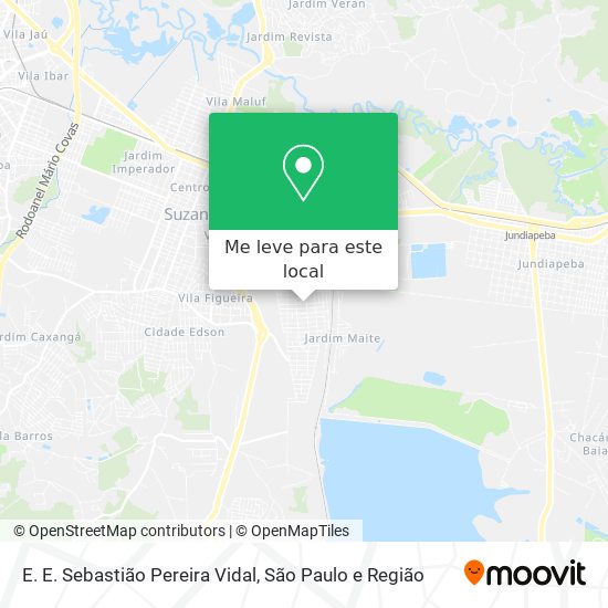 E. E. Sebastião Pereira Vidal mapa