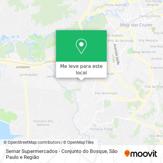 Semar Supermercados - Conjunto do Bosque mapa