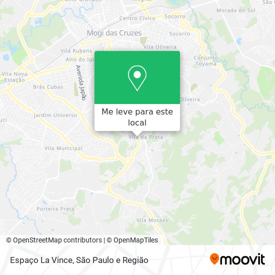 Espaço La Vince mapa