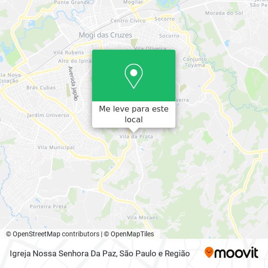 Igreja Nossa Senhora Da Paz mapa