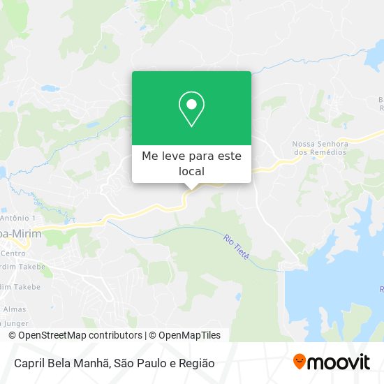 Capril Bela Manhã mapa