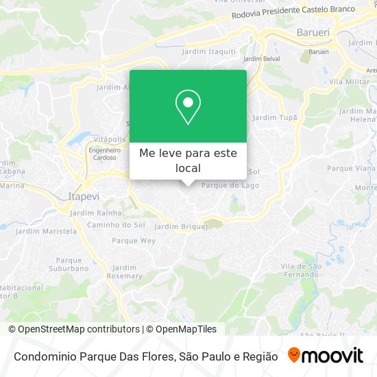 Condominio Parque Das Flores mapa