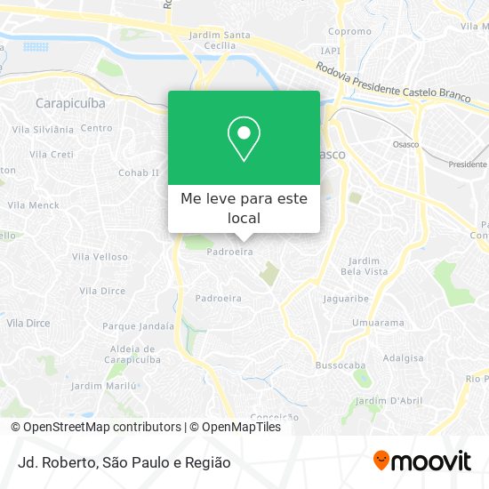 Jd. Roberto mapa