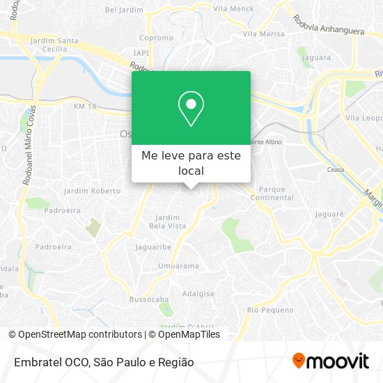 Embratel OCO mapa