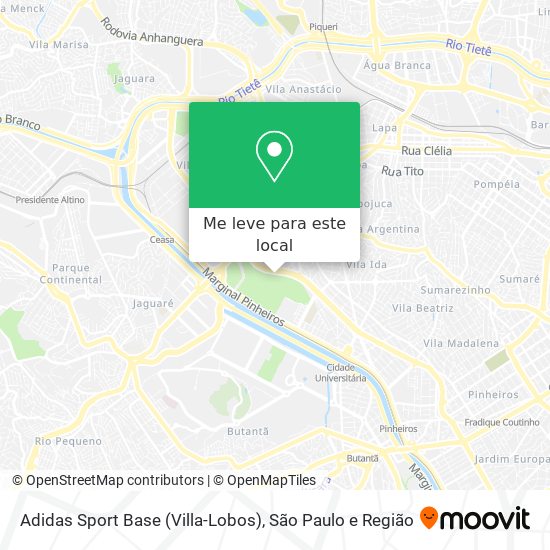 Adidas Sport Base (Villa-Lobos) mapa