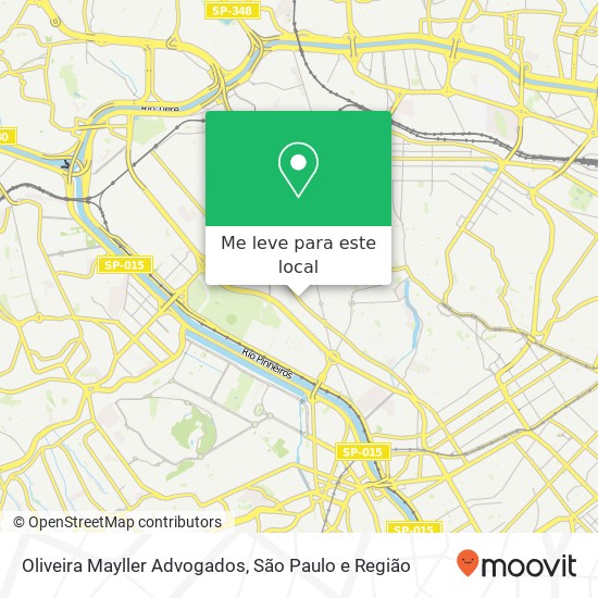 Oliveira Mayller Advogados mapa