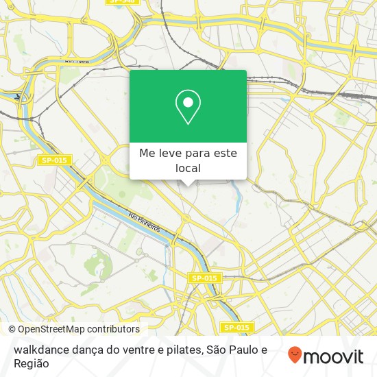 walkdance dança do ventre e pilates mapa