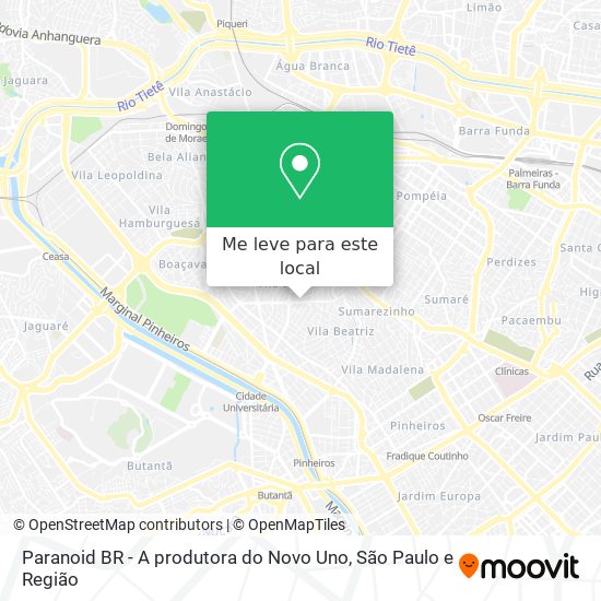 Paranoid BR - A produtora do Novo Uno mapa