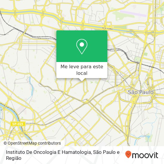 Instituto De Oncologia E Hamatologia mapa