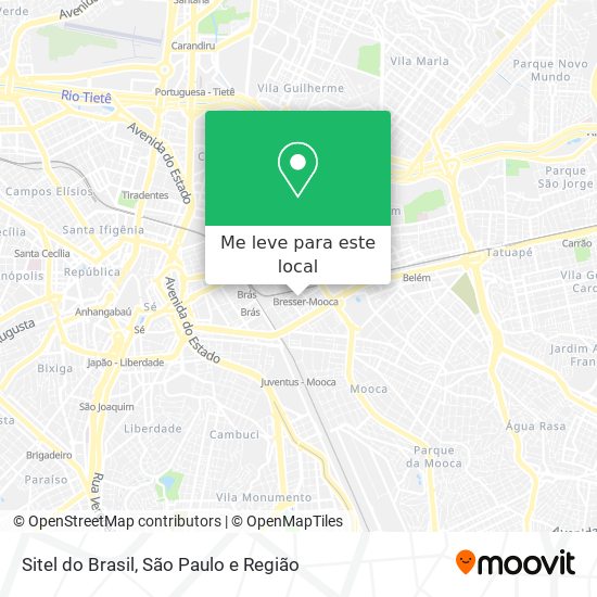 Sitel do Brasil mapa