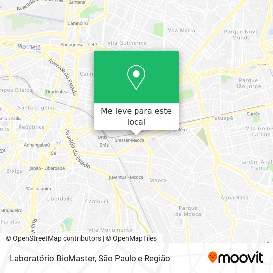 Laboratório BioMaster mapa