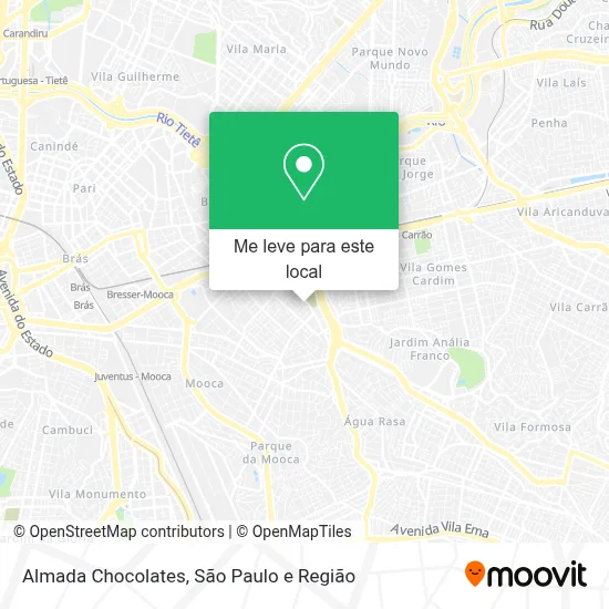 Almada Chocolates mapa