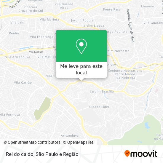 Rei do caldo mapa