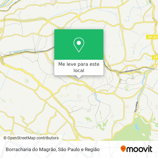 Borracharia do Magrão mapa