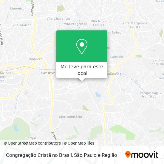 Congregação Cristã no Brasil mapa